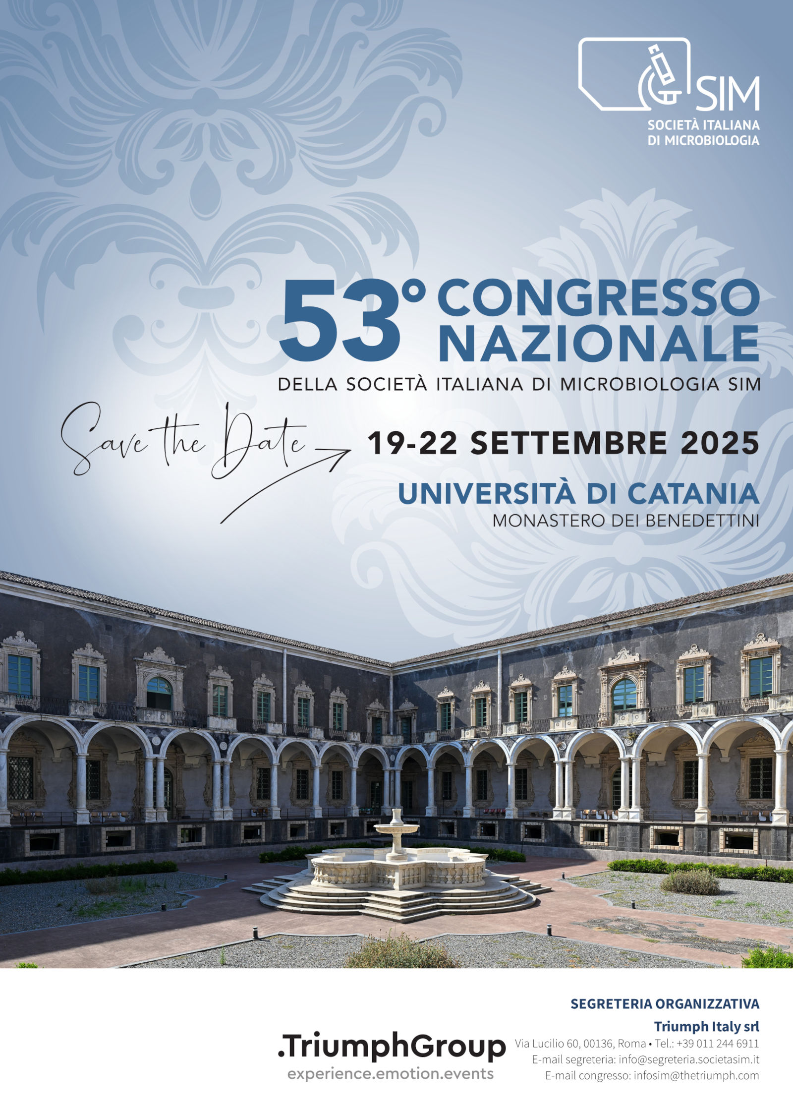 save the date congresso SIM 2025